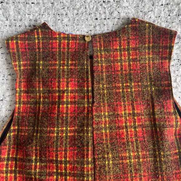 Zara Sleeveless Plaid Peplum Top | L - Picture 7 of 7